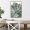 Echeveria (Succulent) by Assaf Frank 16-in. W x 23-in. H. Canvas Wall Art Print Framed in Natural